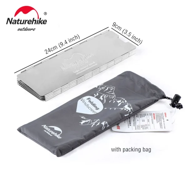 NATUREHIKE Foldable Windshield | Camping Stove Accessory - Image 5