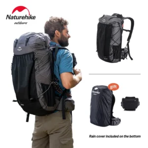 NATUREHIKE 60L Hiking Backpack Climbing Backpack Travel Bag