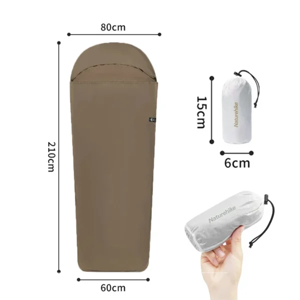 NATUREHIKE Sleeping Bag Liner Ultra-Light for Camping & Travel - Image 5