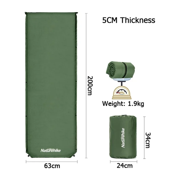 NATUREHIKE D03 Ultralight Inflatable Sleeping Pad (5cm) - Image 5