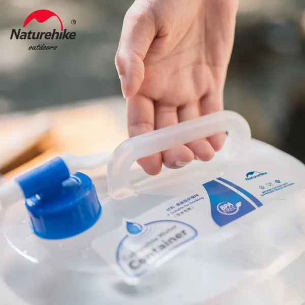 NATUREHIKE 10L Collapsible Water Bag for Camping & Hiking - Image 5