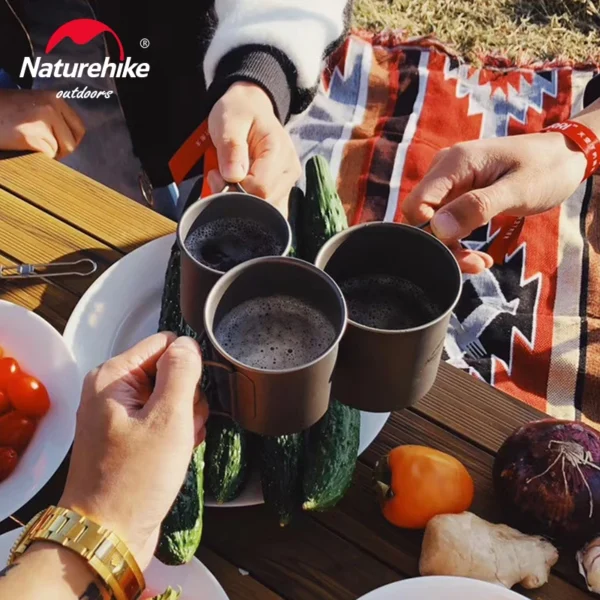 Kubek podróżny NATUREHIKE Titanium | Naczynia kempingowe - obrazek 6