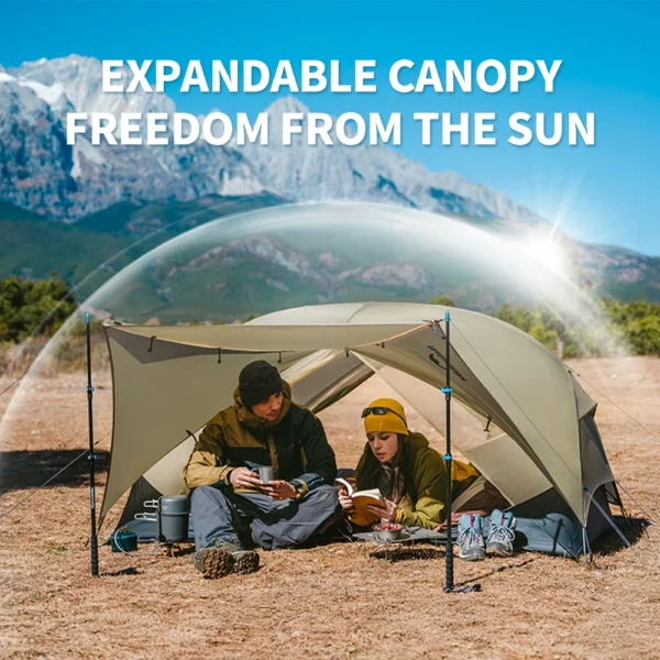  NATUREHIKE 2 Person Waterproof Camping Tent - Image 2