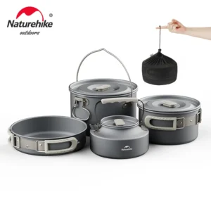 Batterie de cuisine de camping NATUREHIKE | équipement de randonnée