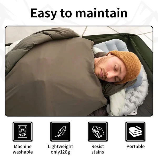NATUREHIKE Sleeping Bag Liner Ultra-Light for Camping & Travel - Image 3