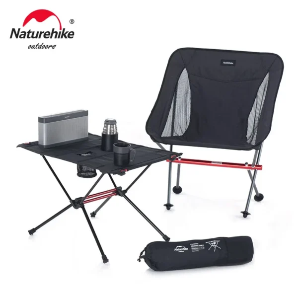 NATUREHIKE Portable Folding Picnic Table for Camping & Fishing - Image 5