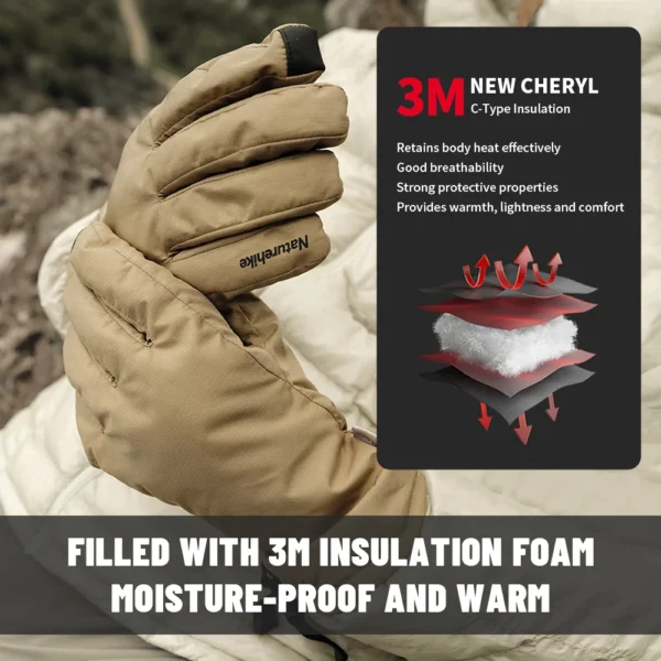 NATUREHIKE Warm Winter Gloves | Waterproof, Touchscreen - Image 5