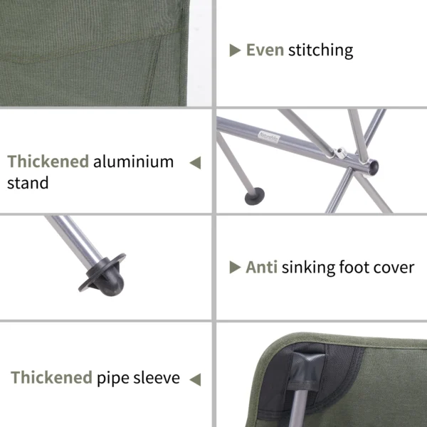 NATUREHIKE YL06PLUS Надлегке туристичне крісло, портативне та складане - Зображення 4