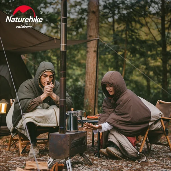  NATUREHIKE Wearable Cloak Sleeping Bag Poncho - Image 6