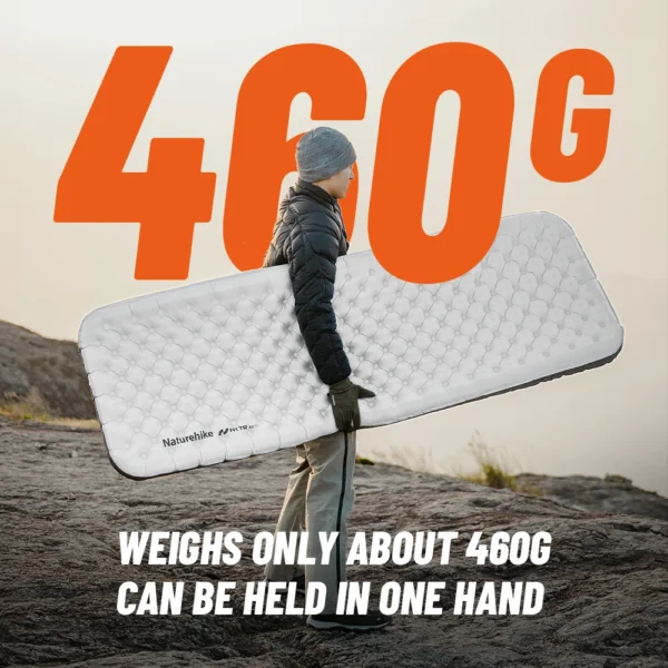  NATUREHIKE Air Mattress Side Wall, 6.5 R-Value Ultralight Camping Pad - Image 4