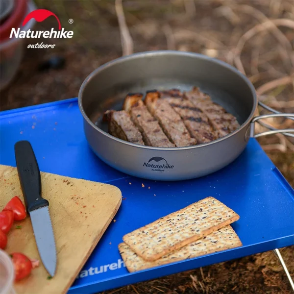 NATUREHIKE Titanium Camping Cookware Set | Lightweight - Image 6