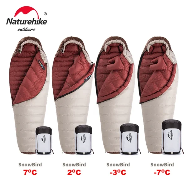  NATUREHIKE Snowbird 7  Ultralight Mummy Down Sleeping Bag - Image 4