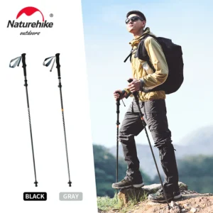 NATUREHIKE Carbon Fiber Trekking Poles Hiking Sticks 5-Section