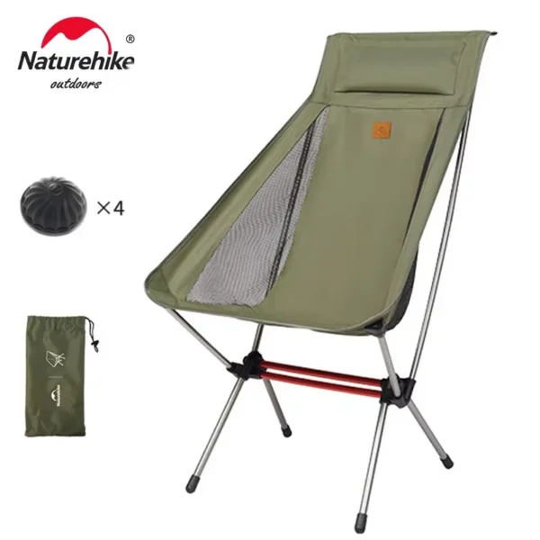 NATUREHIKE Moon Chair L01 L02 Ultralight, Folding Camp Chair