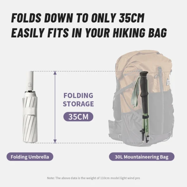 NATUREHIKE Lightwind Pro Trekking Poles Aluminum 4-Section Ultralight - Image 4