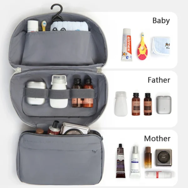 NATUREHIKE Oxygen 2-in-1 Toiletry Bag: Waterproof, Large Capacity - Image 3