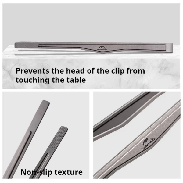 NATUREHIKE Titanium Grill Clip |  Outdoor Camping Cookware - Image 4