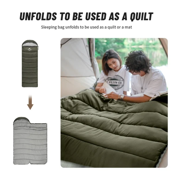  NATUREHIKE Double Person Ultralight Winter Sleeping Bag - Image 2