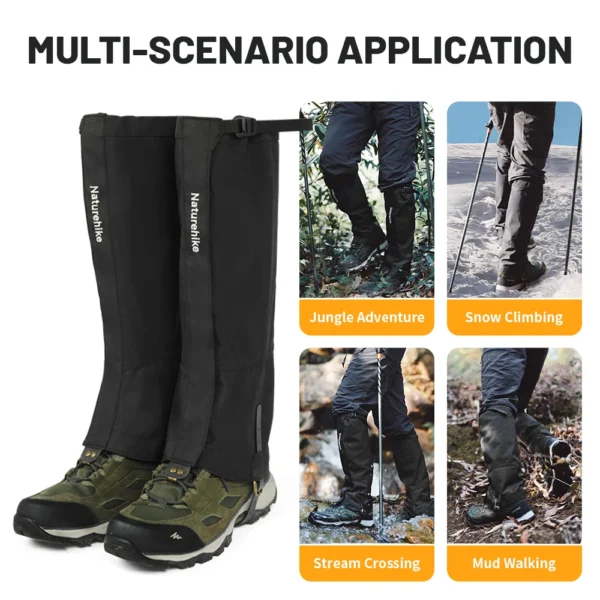 NATUREHIKE  Waterproof Gaiters | Hiking, Skiing, Snow Boots - Image 2