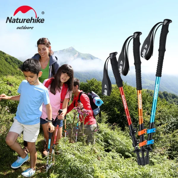NATUREHIKE ST01 Ультралегкі телескопічні трекінгові палиці для походів та кемпінгу - Зображення 2