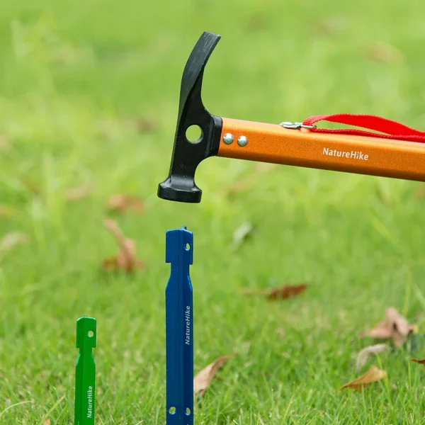 NATUREHIKE Hammer Outdoor Multitool Spike Stan Stack Camping Orange - Image 5