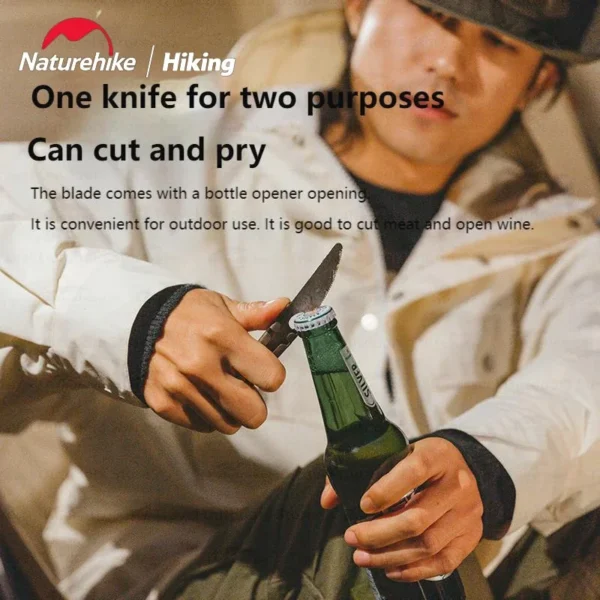 NATUREHIKE  Titanium Camping Utensils | Lightweight Cutlery - Image 3