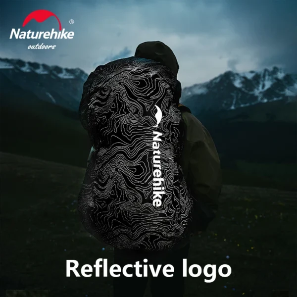 NATUREHIKE Дощовик, водонепроникний рюкзак для походів та подорожей - Зображення 3
