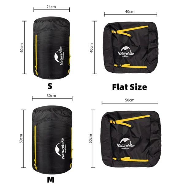NATUREHIKE Compression Bag for Sleeping Bags (3-4kg)  Splash-Proof - Image 5