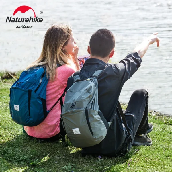 NATUREHIKE 18L/22L Folding Backpack, Lightweight Waterproof Hiking Bag - Image 3