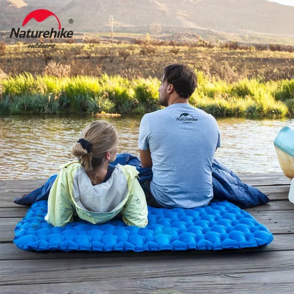  NATUREHIKE FC11 Double Air Mattress, Ultralight Inflatable Sleeping Pad for Camping & Travel - Image 2