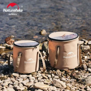 NATUREHIKE 10L/20L Collapsible Bucket, Folding Water Basin for Camping