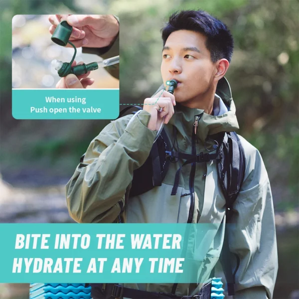 NATUREHIKE 2L Collapsible Water Bottle for Hiking & Camping - Image 3
