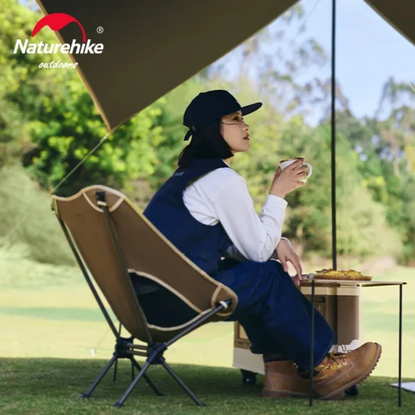NATUREHIKE Ultralight Folding Camping Chair for Hiking & Beach - Image 2