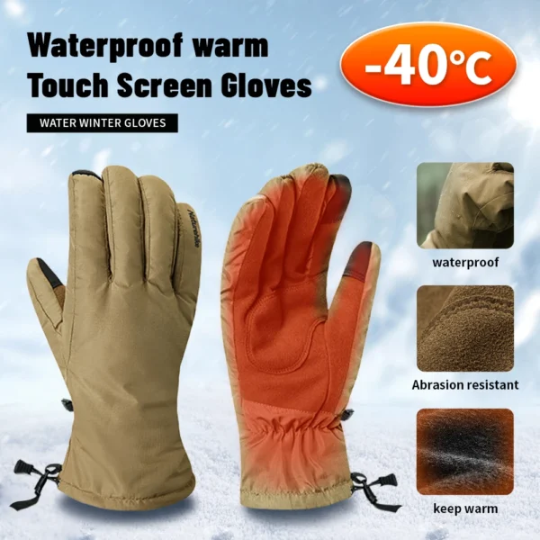 NATUREHIKE Warm Winter Gloves | Waterproof, Touchscreen - Image 2