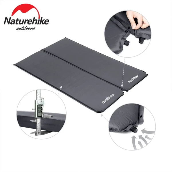 NATUREHIKE Ultralight Inflatable Camping Mat, 5cm Thick  Sleeping Pad - Image 3