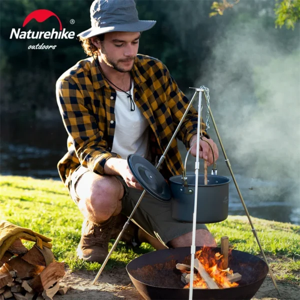 NATUREHIKE Aluminum Camping Cookware | Hanging Pot - Image 2