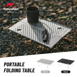 NATUREHIKE X01 Folding Ultralight Camp Table  Portable  Aluminum  hiker