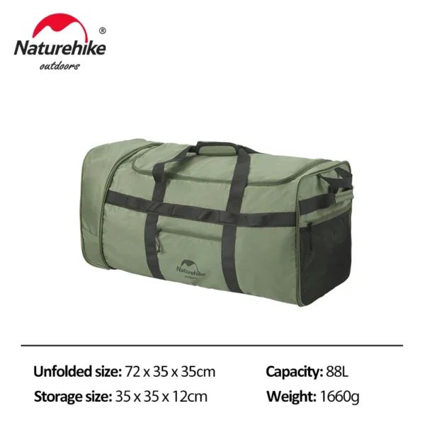 NATUREHIKE XS03 Foldable Trolley Bag, Travel & Camping - Image 5