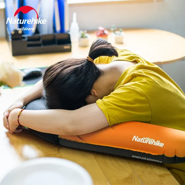  NATUREHIKE Inflatable Travel Pillow, U-Shaped Neck Support for Car & Airplane - Image 2