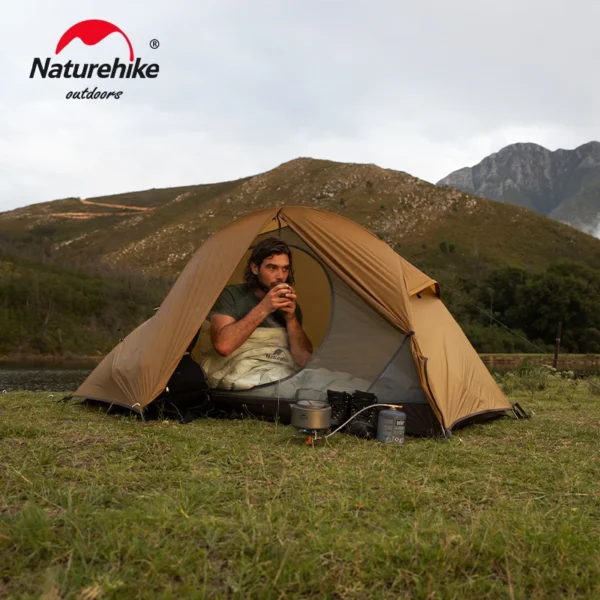 NATUREHIKE Tente de camping imperméable Randonnée Plage Pare-soleil 4 saisons – Image 2