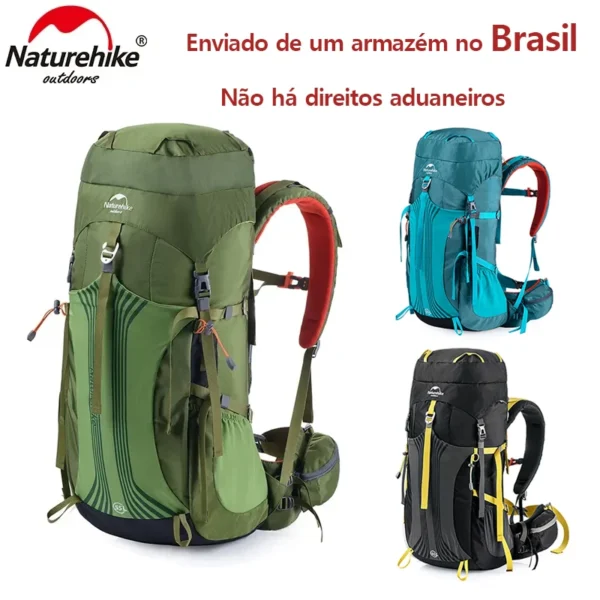 NATUREHIKE Cloud Path Rain Cover 55L Backpack Camping Hiking