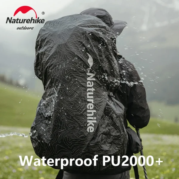 NATUREHIKE Дощовик, водонепроникний рюкзак для походів та подорожей - Зображення 4