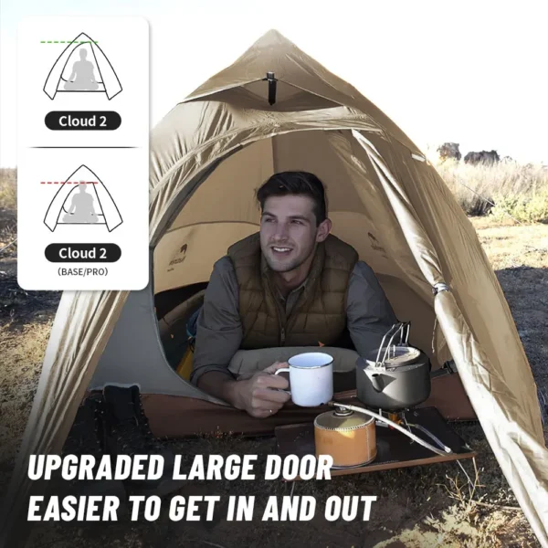  NATUREHIKE Ultralight Waterproof Backpacking Tent - Image 3