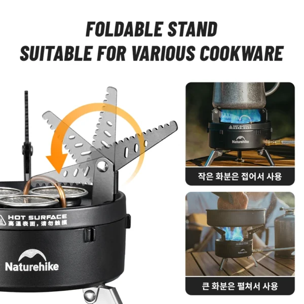 NATUREHIKE Portable Camping Stove | Butane Gas Burner - Image 2