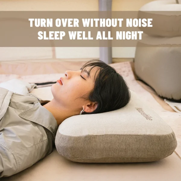  NATUREHIKE Memory Foam Camping Pillow, Inflatable Travel Pillow - Image 3